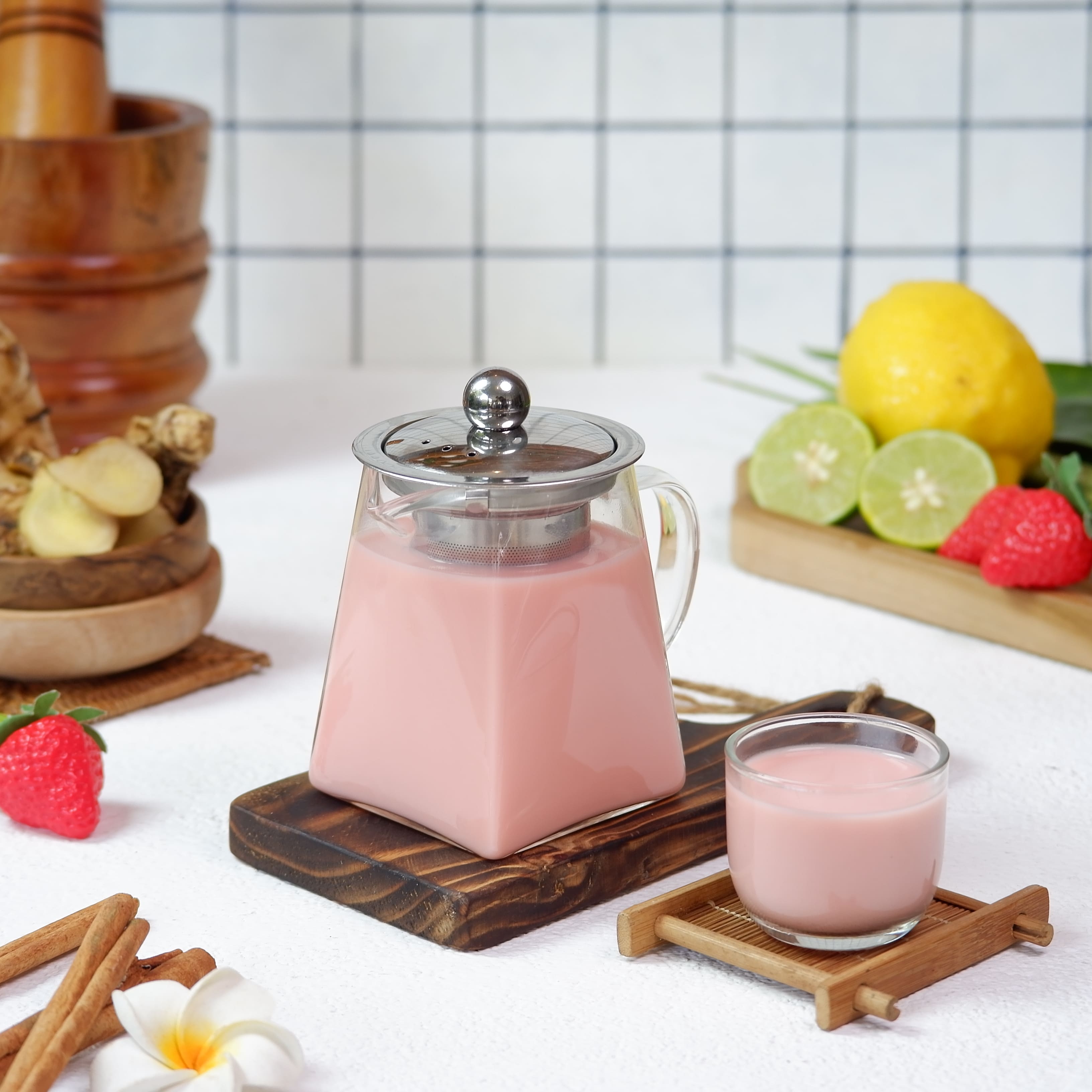 Jahe susu pink